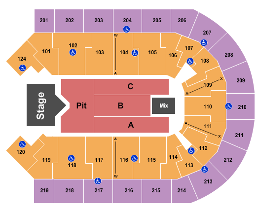 Denny Sanford Premier Center Cody Johnson Seating Chart